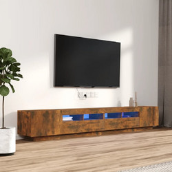 vidaXL Έπιπλο Τηλεόρασης Ξύλινο Δρυς με Φωτισμό Led 3120173