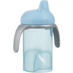 Difrax Κύπελλο Non Spill με Σκληρό Στόμιο Μπλε Γκρι 250ml