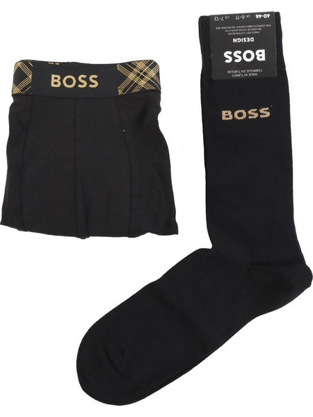 BOSS ΕΣΩΡΟΥΧO-ΚΑΛΤΣΑ TRUNK&SOCK GIFT ΜΑΥΡΟ