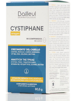 Bailleul Dermatologie Cystiphane Anagen Συμπλήρωμα Διατροφής κατά της Τριχόπτωσης 90 Ταμπλέτες
