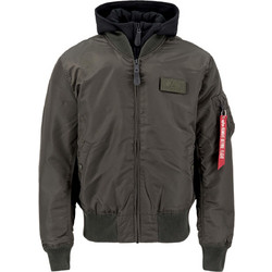 Alpha Industries MA-1 D-Tec F Ανδρικό Μπουφάν Χειμωνιάτικο Bomber Χακί 183110-413