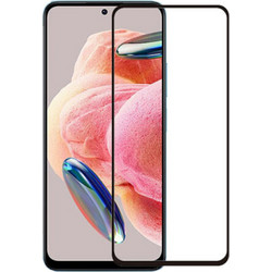 Full Glue Full Face Tempered Glass Μαύρο (Redmi Note 12S)
