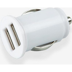 Φορτιστής Αυτοκινήτου Green Mouse Dual USB White