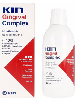 Kin Gingival Complex Στοματικό Διάλυμα για Προστασία Ούλων Κατά της Πλάκας & της Περιοδοντίτιδας 500ml