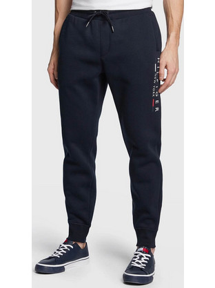 Tommy Hilfiger Ανδρικό Παντελόνι Φόρμας με Λάστιχο Navy Μπλε MW0MW29302