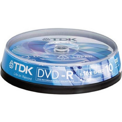 DVD-R TDK 4.7GB 1-16Χ ΚΟΡΙΝΑ 10ΤΕΜ