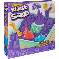 Spin Master Kinetic Sand Sandbox Set Purple 20143456