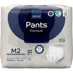 Abena Pants Premium M2 Πάνες Βρακάκι Ακράτειας 7 Σταγόνες 15τμχ