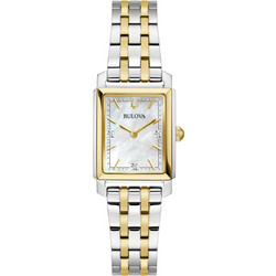 Bulova Γυναικείο Ρολόι με Μεταλλικό Μπρασελέ 98P220