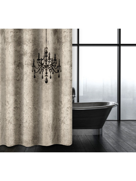 Κουρτίνα Μπάνιου 240x185 Αδιάβροχη Saint Clair Abstract Des 116 Natural