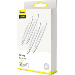 Baseus car Tool Airbag Bumper Strip for car Door 4 pcs Transparent (Crfzt-A02) (Bascrfzt-A02)