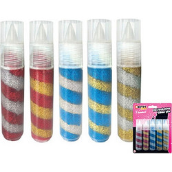 ΚΟΛΛΑ INTERDRUK 244628 GLITTER RAINBOW 20ml set 5