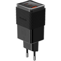 Mcdodo CH-1501 Φορτιστής Χωρίς Καλώδιο με Θύρα USB-A & 2 Θύρες USB-C 65W Power Delivery Black