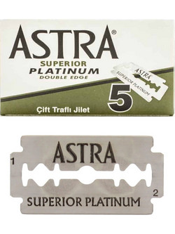 Astra Superior Platinum Double Ανταλλακτικές Λεπίδες 5τμχ