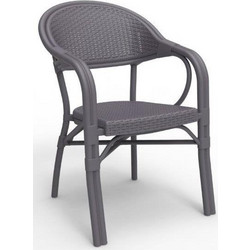 Avant Garde Nirvana Καρέκλα Κήπου Rattan Γκρι
