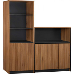 HomeMarkt Supreme Βιβλιοθήκη 2τμχ 200x40x200cm HM11371