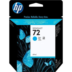 HP 72 Cyan Μελάνι Εκτυπωτή Inkjet C9398A