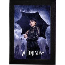 Αφίσα , Pyramid Poster, Wednesday (Downpour) 61x91,5εκ Κορνίζα Ξύλινη Σε 10 Χρώματα Με Ακρυλικό Τζάμι Άθραυστο K29+PP35274