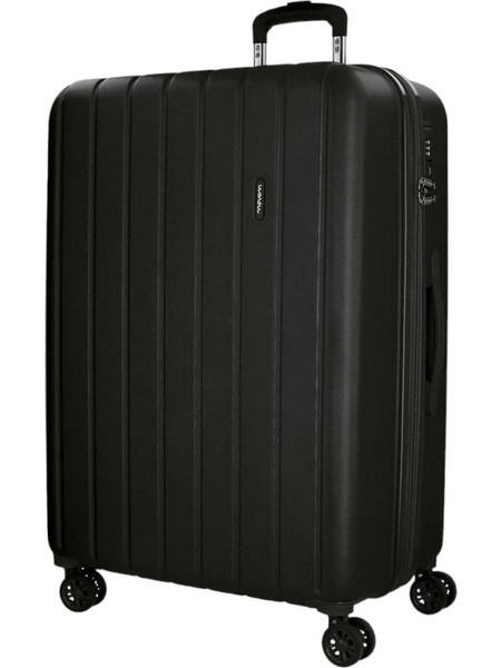 Movom Βαλίτσα Μεγάλη 75x52x32cm με 4 Ρόδες Μαύρη