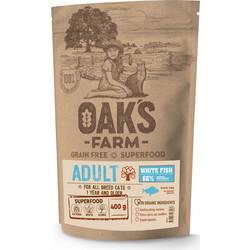 Oak's Farm Grain Free Adult White Fish 400gr