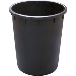 Κάδος πλαστικός 150Lt, φ62xΥ71cm, μαύρος, Ιταλίας (1 ΤΕΜ)