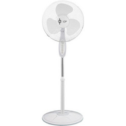 Lamtech LAM113560 White Ανεμιστήρας Δαπέδου Ορθοστάτης 40cm 45W