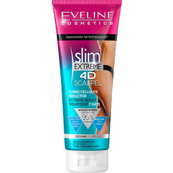 Eveline Slim Extreme 4D Scalpel Turbo Cellulite Κρέμα Σώματος για Σύσφιξη & Αδυνάτισμα κατά της Κυτταρίτιδας 250ml