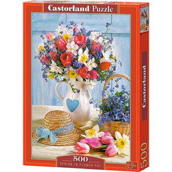 Puzzle Castorland Spring In Flower Pot 500 Κομμάτια