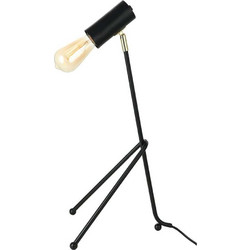 Φωτιστικό Επιτραπέζιο - Γραφείου 02306 22x27x60cm E27 Black-Gold Luma