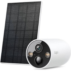 TP-Link Tapo C425 Kit IP Κάμερα Ασφαλείας Wi-Fi 4MP 2K 2.1mm Αδιάβροχη Νυκτός Μπαταρίας με Ηλιακό Πάνελ & Αμφίδρομη Επικοινωνία