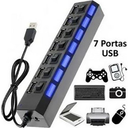 ΔΙΑΧΩΡΙΣΤΗΣ ΔΙΑΝΟΜΕΑΣ USB 2.0 HI SPEED ΜΕ 7 ΘΥΡΕΣ & ΑΤΟΜΙΚΟ ΔΙΑΚΟΠΤΗ - ADWEIXUN ORVESION