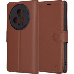 Techsuit Leather Folio Θήκη (Honor Magic5 Pro) Brown