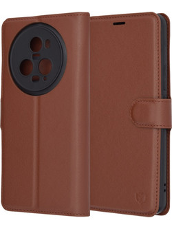 Techsuit Leather Folio Θήκη (Honor Magic5 Pro) Brown