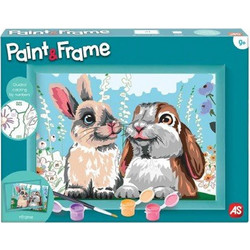 AS COMPANY PAINT FRAME ΖΩΓΡΑΦΙΖΩ ΜΕ ΑΡΙΘΜΟΥΣ: CUTE BUNNIES