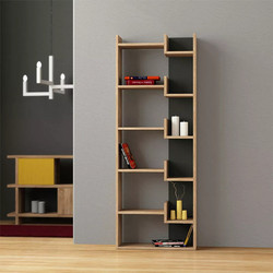 Megapap Helmut Βιβλιοθήκη 60x22x162cm GP037-0036,1