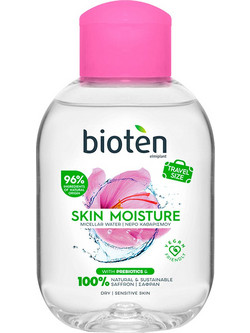 Bioten Skin Moisture 3 In 1 Micellar Water Ντεμακιγιάζ για Ευαίσθητη & Ξηρή Επιδερμίδα 100ml