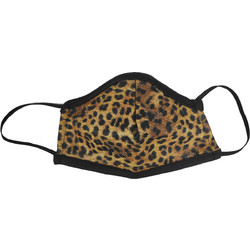 Multi Purpose Fabric Protective Mask for Children Υφασμάτινη Μάσκα Προστασίας Πολλαπλών Χρήσεων για Παιδιά σε Διάφορα Σχέδια & Χρώματα 1 Τεμάχιο - Leopard