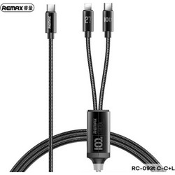 Remax Kerolla RC-093T Braided Type-C to Lightning / Type-C Cable 1,2m