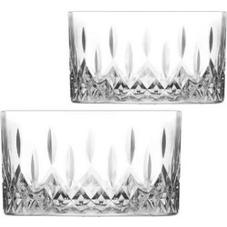 Μπωλ Σερβιρίσματος Odin (Σετ 2Τμχ) LVODN450NF Φ9,5cm Clear Lav Γυαλί