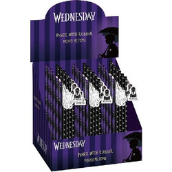 Must Μολύβι HB2 Με Γόμα Wednesday 2 Σχέδια 503660 000503660