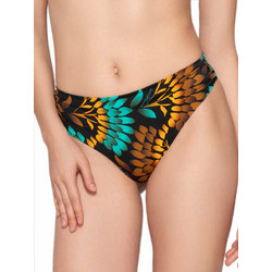 Luna Ψηλόμεσο Bikini Slip Τιρκουάζ Καφέ 94165