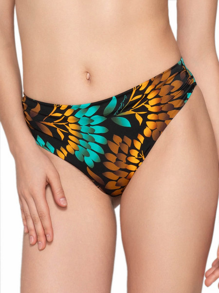 Luna Ψηλόμεσο Bikini Slip Τιρκουάζ Καφέ 94165