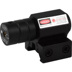 Mini Στόχαστρο Αλουμινίου RED DOT Κουκίδας Laser για Τυφέκια/'Οπλα Airsoft με Βάση LW74319 20mm OEM - Μαύρο