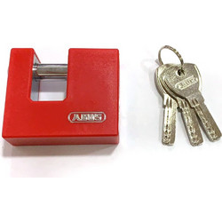 Λουκέτο Τάκου Abus 868 με Πλαστική επένδυση και Κλειδί Ασφαλείας-868/80