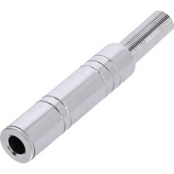 Adam Hall K3CJF3 Βύσμα TRS 1/4 Jack(f) Ασημί
