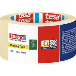 tesa Professional Masking Tape Ταινία Μασκαρίσματος - Χαρτοταινία Μπεζ 50 mm x 40 M 51023-00015