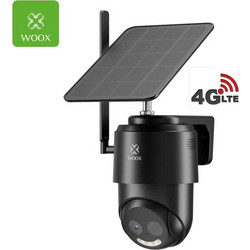 WOOX R4250 IP Κάμερα Ασφαλείας SIM 3MP 2K Αδιάβροχη Νυκτός Μπαταρίας με Ηλιακό Πάνελ & Αμφίδρομη Επικοινωνία