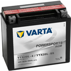 Varta Μπαταρία Μοτοσυκλέτας YTX20L-BS 250A 18Ah