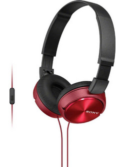 Sony MDR-ZX310AP Ενσύρματα Ακουστικά On Ear Κόκκινα