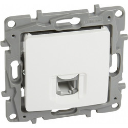 LEGRAND πρίζα RJ11 764569, λευκή 764569